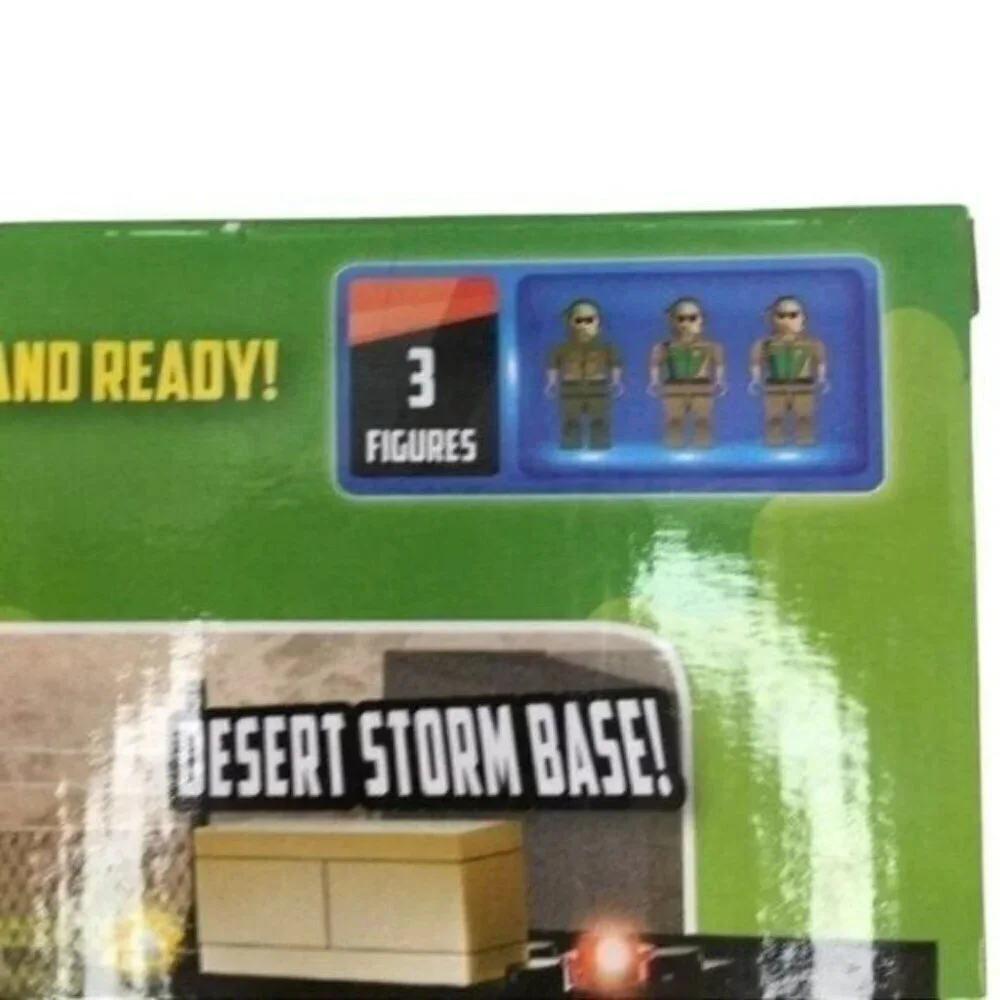Block Tech Armed Forces Desert Storm Building Blocks Set New